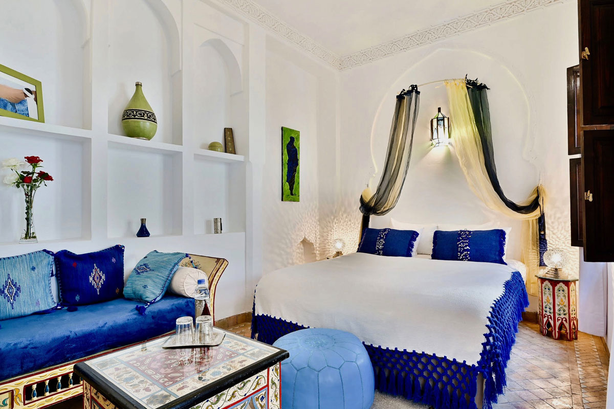 VaRiad Aya - Marrakech - Maroc - Chambre supérieure - Anis