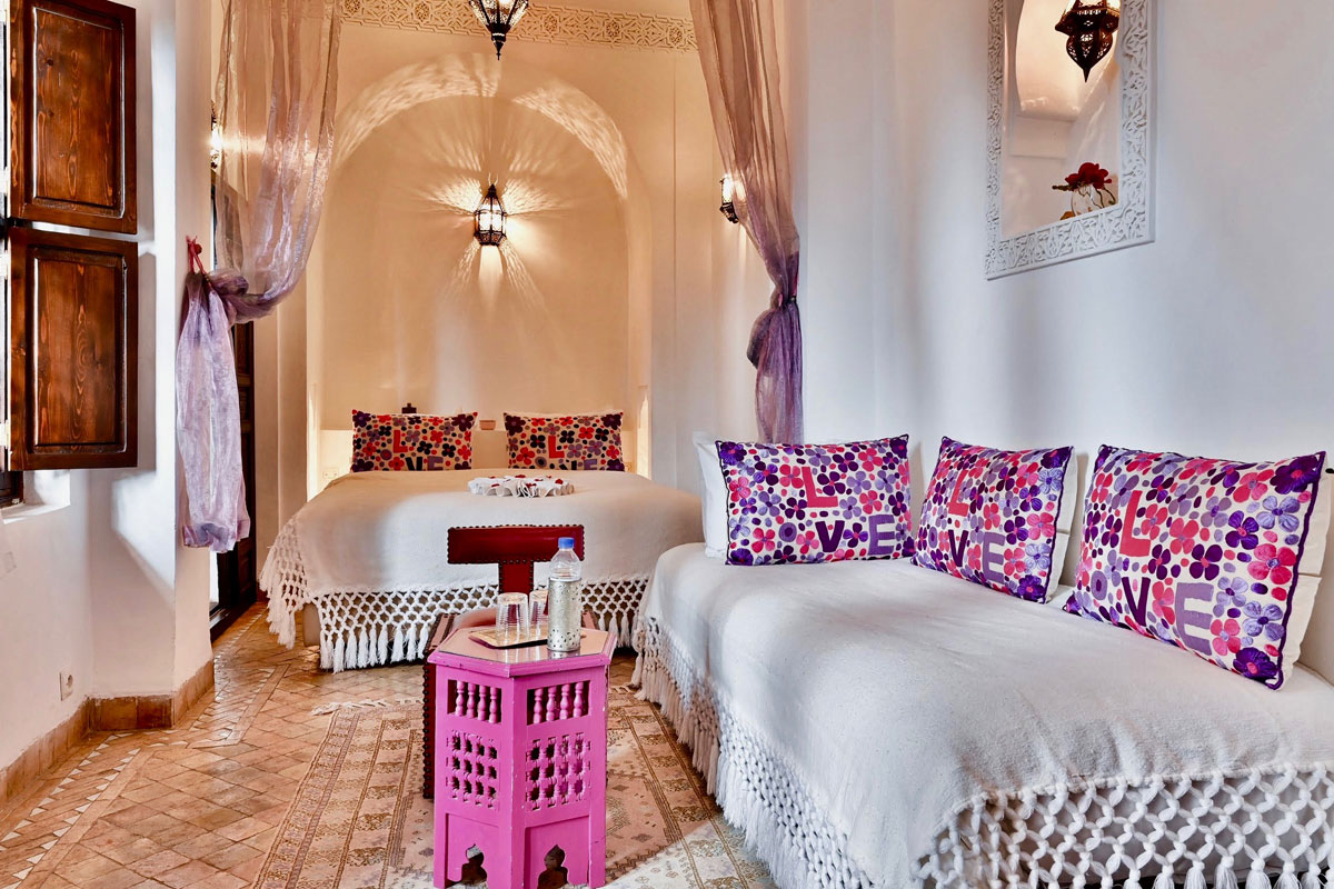 Riad Aya - Marrakech - Maroc - Chambre supérieure - Jasmin