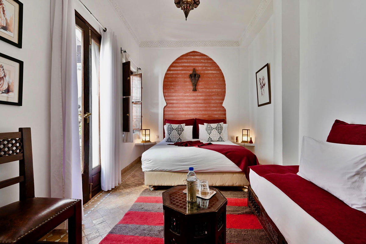 Riad Aya - Marrakech - Maroc - Chambre supérieure - Paprika