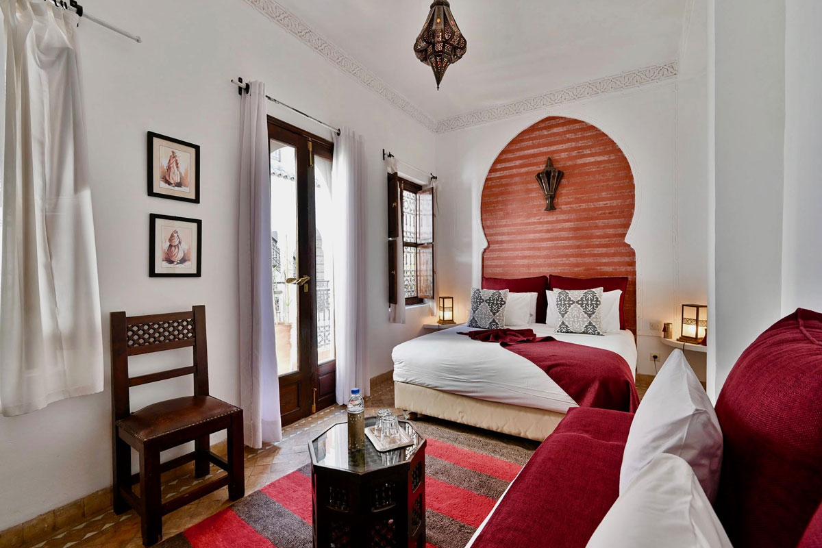 Riad Aya - Marrakech - Maroc - Chambre supérieure - Paprika