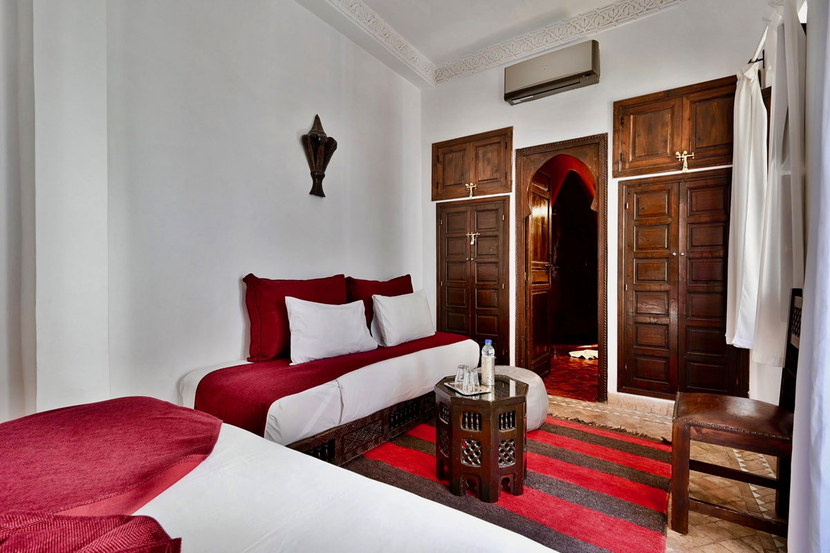 Riad Aya - Marrakech - Maroc - Chambre supérieure - Paprika