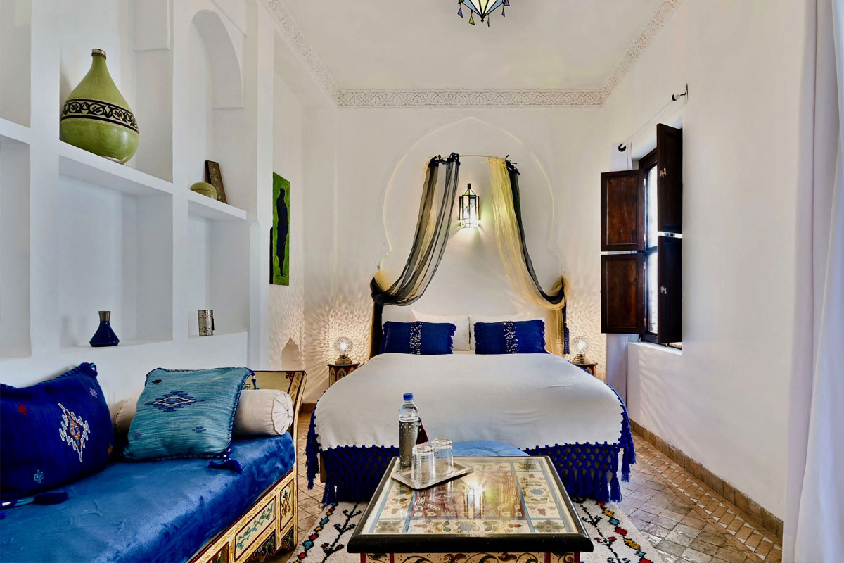 Riad Aya - Marrakech - Maroc - Chambre supérieure - Anis