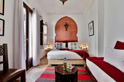 Riad Aya - Marrakech - Maroc - Chambre supérieure - Paprika