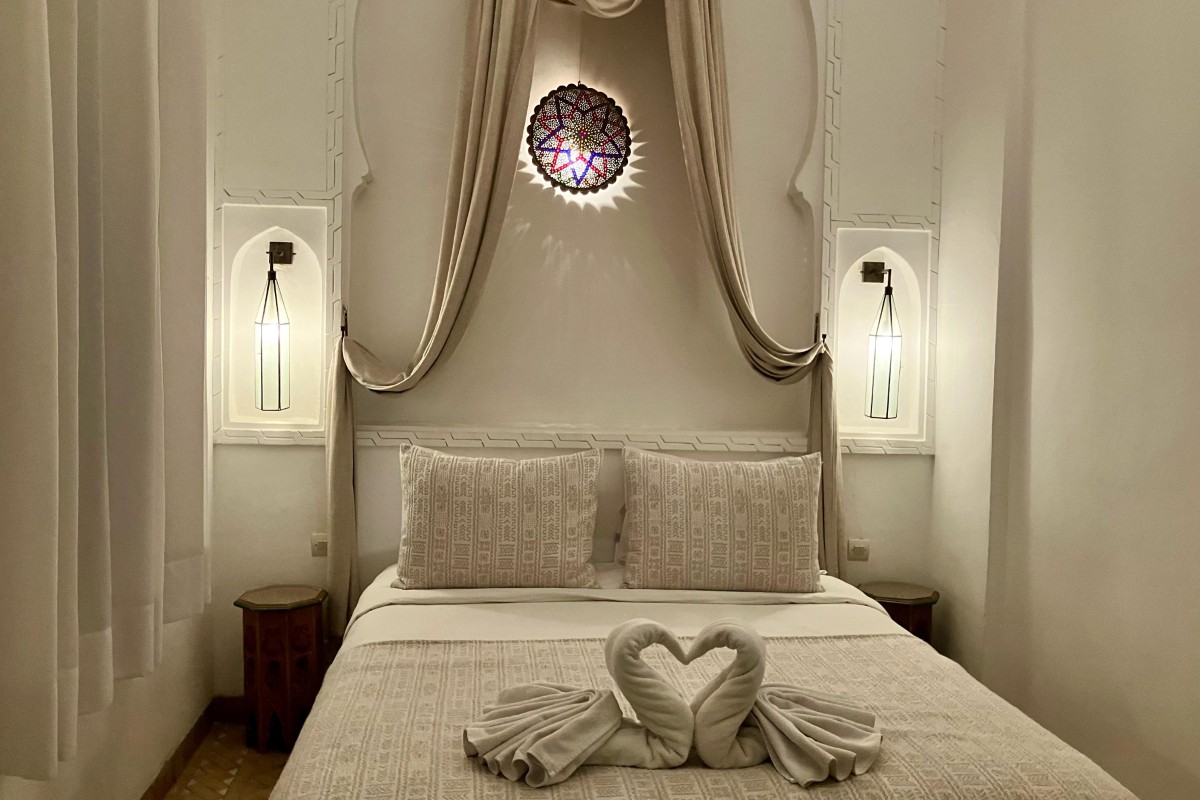 Chambres-Riad-Aya-MaRiad Aya - Marrakech - Maroc - Chambre familiale - Riad Aya - Marrakech - Maroc - Chambre familiale - Muscade