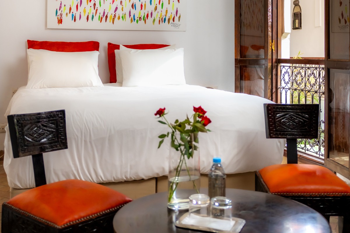 Riad Aya - Marrakech - Maroc - Chambre supérieure - Safran
